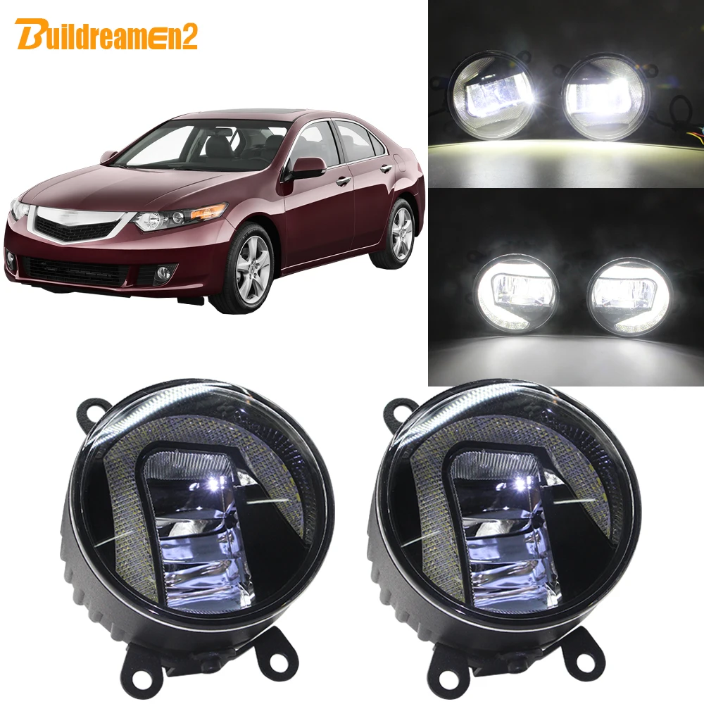Buildreamen2 для Acura TSX 2011 2012 2013 2014 автомобиля H11 переднего бампера светодиодный