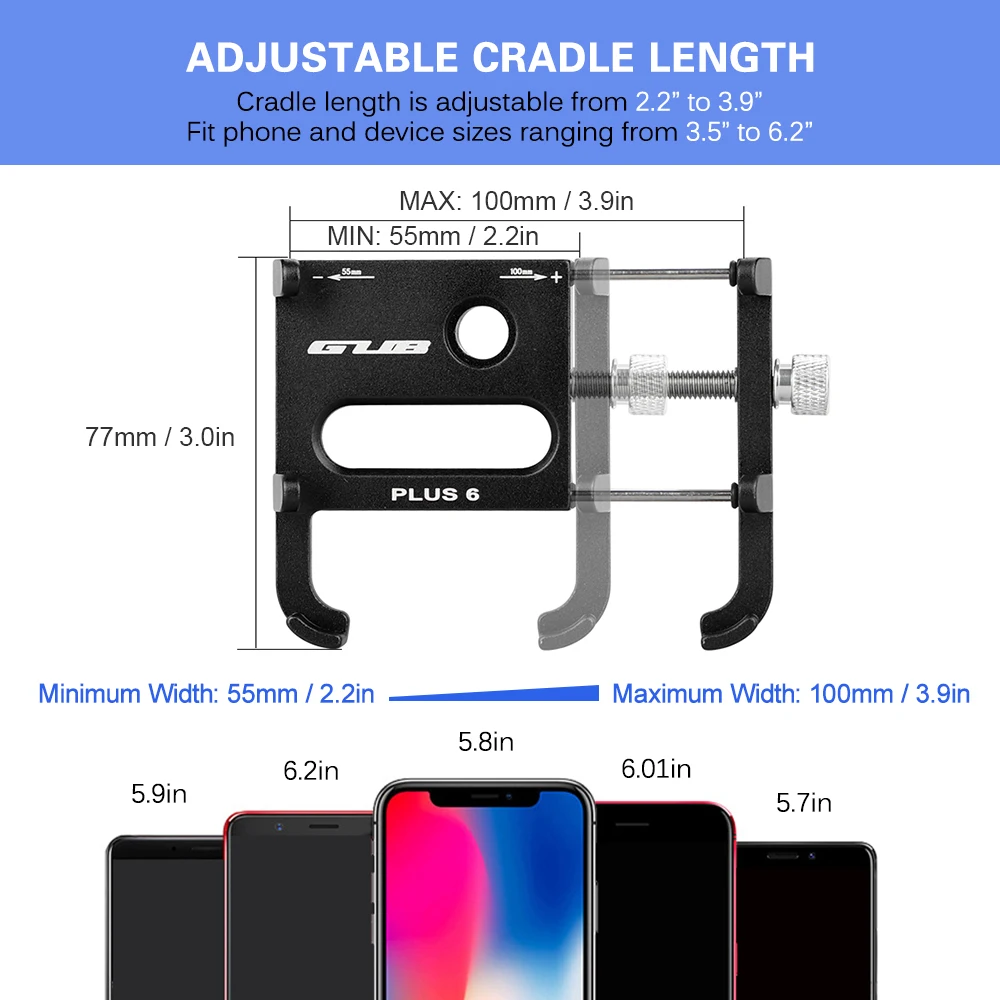  Einstellbar Fahrrad Telefon Halter Out-Front Lenker Handy GPS Halterung Halter Halterung Halterung 