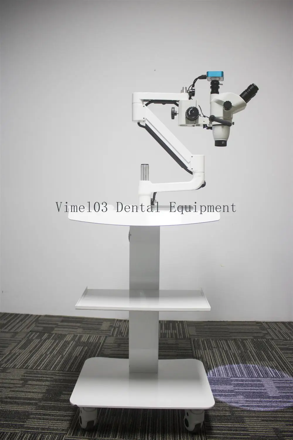 Dental Student Monocular Digital USB Surgical Microscope Camera with Trolley Cart