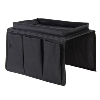 

4 Pockets Storage Bag Sofa Handrail Couch Arm Rest Organizer Holder Remote Control Organizer Bag DTT88