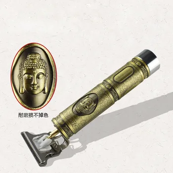 

Close-cutting Digital Hair Trimmer Rechargeable Electric Hair Clipper barbershop Cordless 0mm t-blade baldheaded outliner men