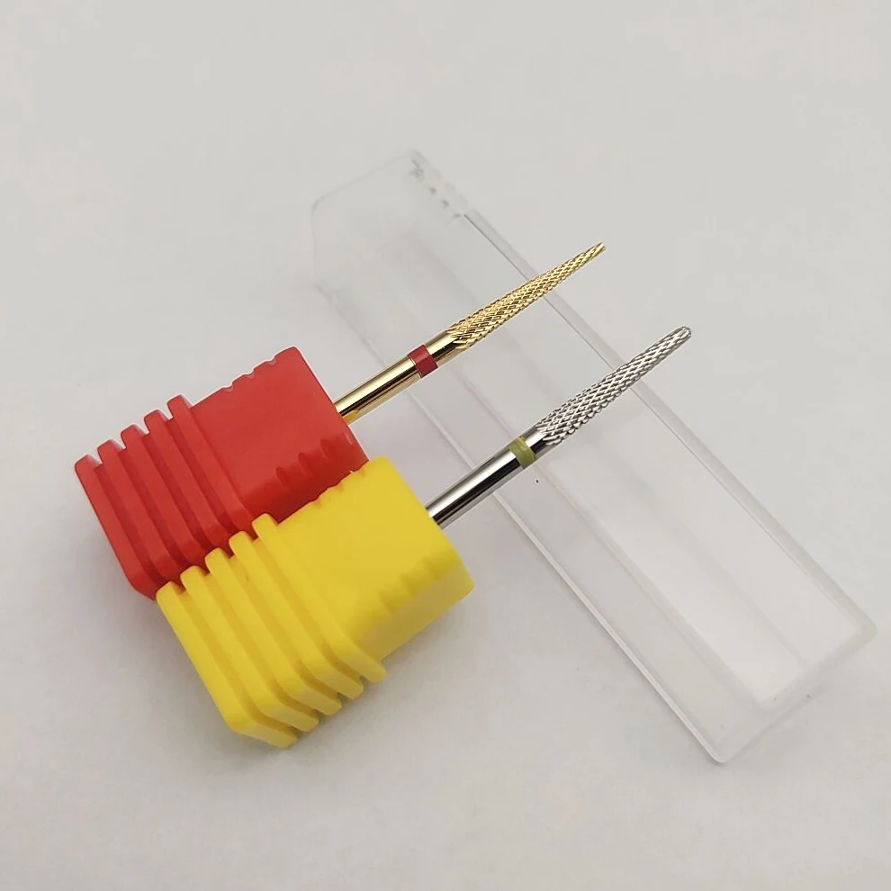 1Pc Silver Gold Nail Drill Bit Hot Medical Stainless Steel Burr Manicure Cutters Cuticle Clean Nail Drill Accessories Care Tools nail drill bit,nail drill bits