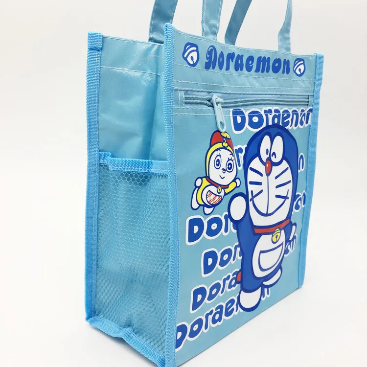 Мультяшный водонепроницаемый контейнер сумка для обеда KT cat Doraemon Ланч-бокс с двойной молнией