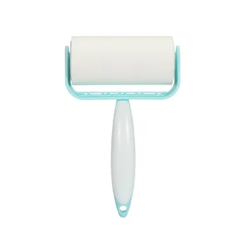 

Sticky paper sticky hair stick sticky roller oblique tearable clothes pet stain dusting paper removal brush