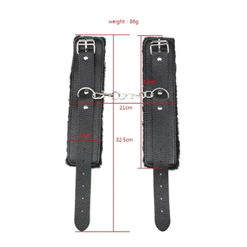 Bdsm Adult Games Erotic Sex Toys For Couples Adults Handcuffs Eye Mask Bondage Restraints SM Nylon Cuffs Handcuffs Accessories 6