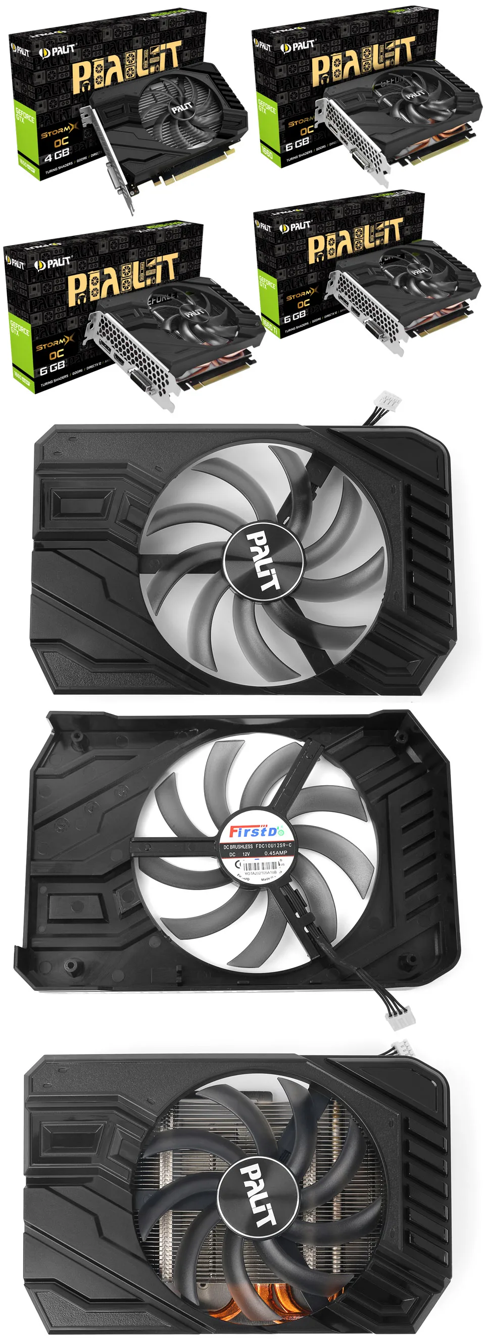 STORMX OC, GTX 1660, StormX 6144MB, 95mm, FDC10U12S9-C, Novo