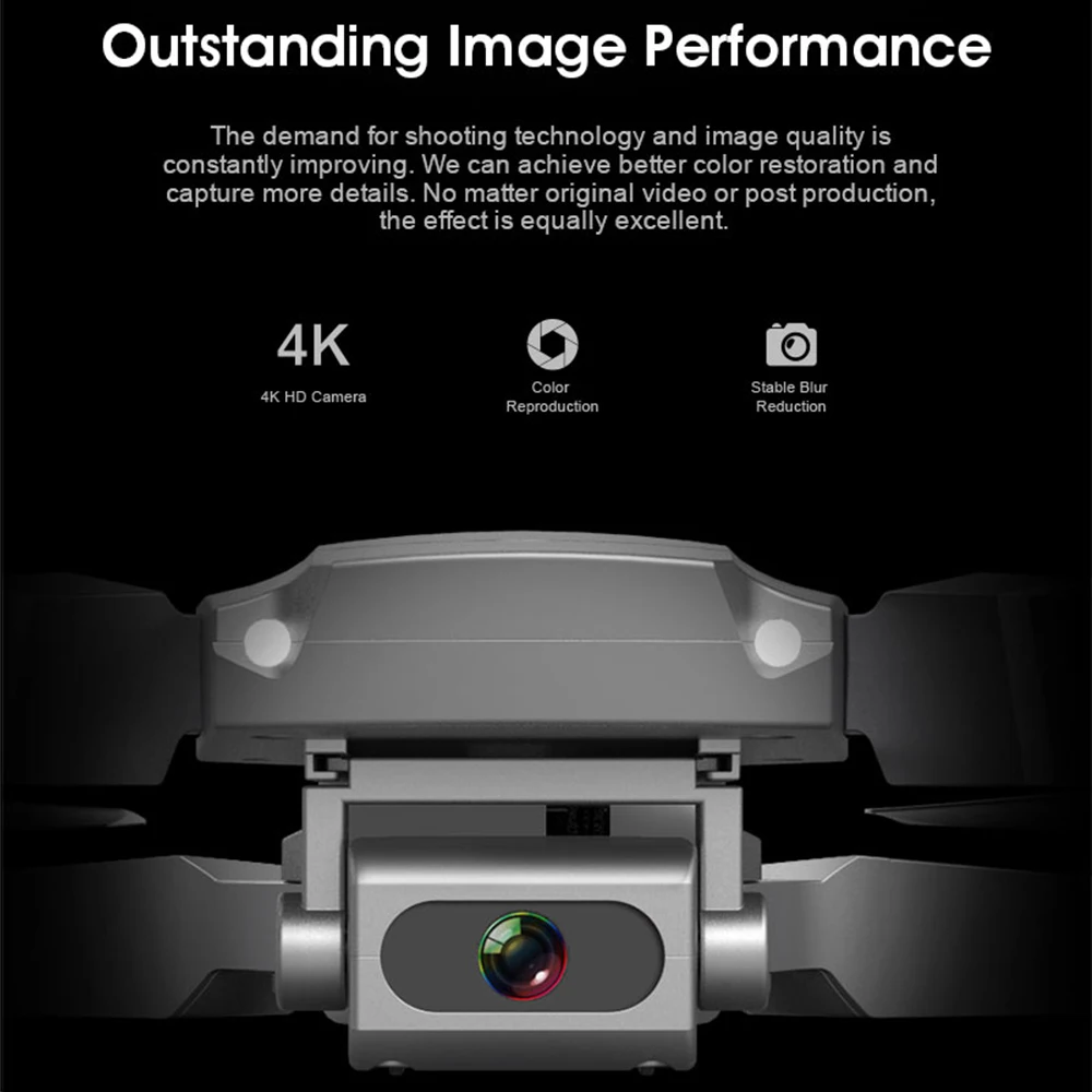 2020 Новый E68 Дрон HD широкоугольный 4K wifi 1080P передача от первого лица фиксированная