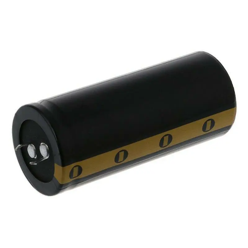 Black Electrolytic Capacitor Cylindrical Aluminum electrolysis Practical