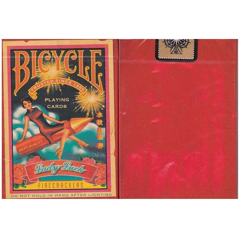 

Bicycle Firecracker Playing Cards Firework Deck USPCC Collectable Poker Magic Card Games Magic Tricks Props for Magician