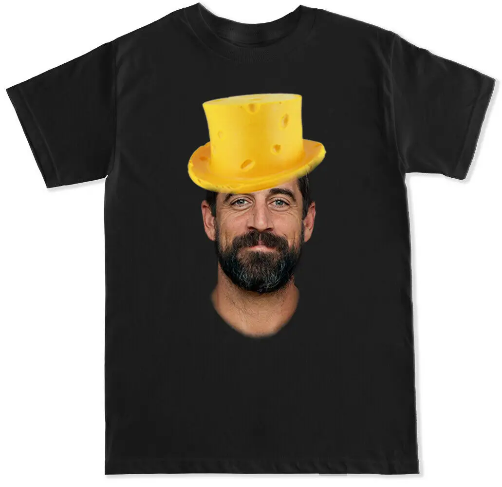 Мужская футболка с принтом футбольного мяча гринбэй команды RODGERS PACKERS QB