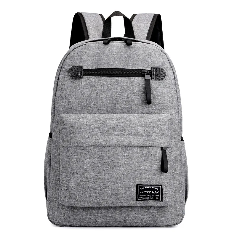 

New Fashion Shoulder Backpack Recreational Trend Large Capacity Student Bag USB Charging Foldable Computer Backpack