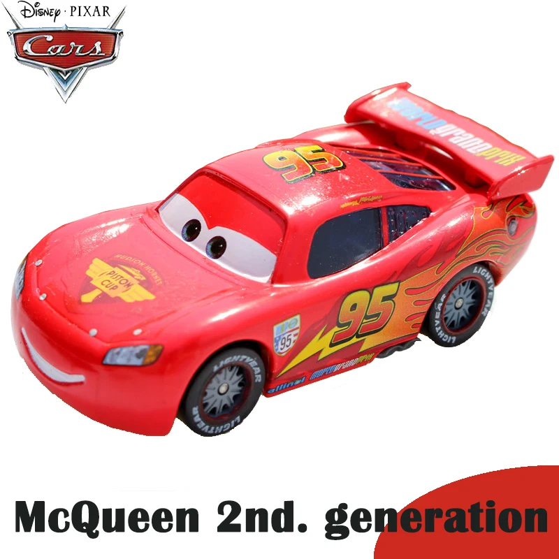 Подлинные Disney Pixar Cars классика 3 поколения Racing McQueen красный синий серый цвет дети