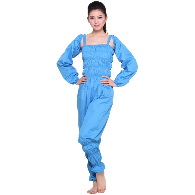 

Pants Women's Clothes Sauna Control Body Suit Sports Clothing Dance Pants Internal Network Set Em101aw