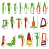 34PCS/Set Garden Tool Toys For Children Repair Tools Pretend Play Environmental Plastic Engineering Maintenance Tool Toys Gifts 6