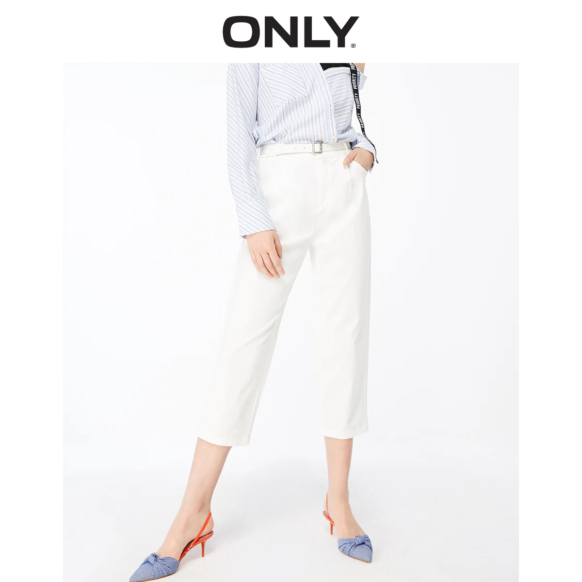 ONLY Women's Loose Fit Capri Pants | 11916J527 ONLY Women's Loose Fit Capri Pants | 11916J527