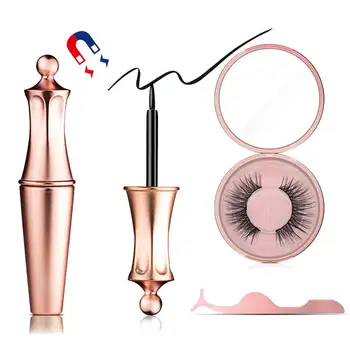 

Magnetic Eyeliner for Magnet False Eyelashes Magnetic 3D Eyelashes Fast Dry Waterproof Long Lasting Liquid Eyeliner Eye Liner