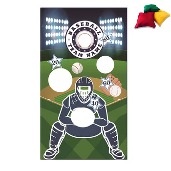 

Lychee Life Rugby Series Flags Party Game Banner Flags Earthbags DIY Birthday Festival Decoration Accessiories