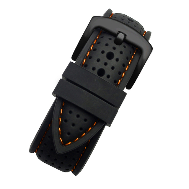 Ademende Siliconen Sport Band Voor Huawei Samsung Horlogeband 20 Mm 22 Mm Rubber Strap Voor Mido- T-issot O-Mega Accessoi