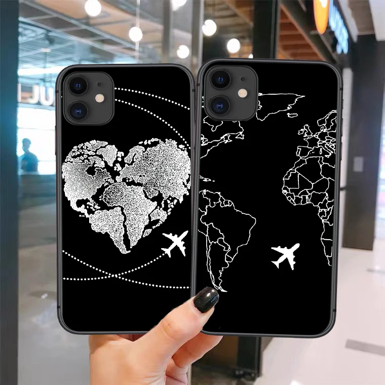 Силиконовый чехол для iPhone 11 12Pro Max 5 6s 7 8Plus SE 2020 XR XS MAX X 11Pro|Бамперы| |