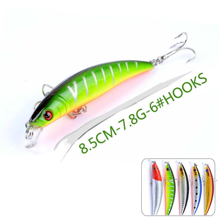 1pcs Wobblers for Fish/Trolling 8.5cm 7.8g Floating Jerkbait Minnow Crankbaits Fishing Lure Carp Hard Artificial Bait Swimbait | Спорт и