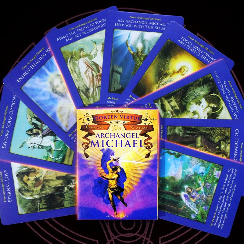 ARCHANGEL MICHAEL Tarot With Guidebook Board Game Full English Version Tarot Card Oracle Card for Beginner Gift pcb board drv134pa high performance dual channel single ended to balance finished board 63 63mm second version