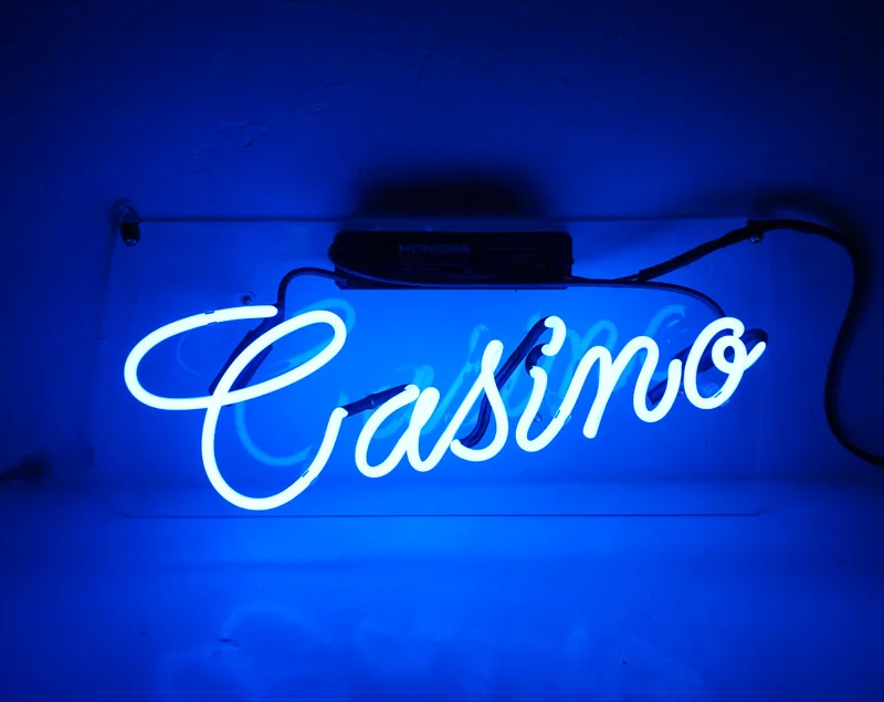 

Neon Light Sign Custom Name Beer Bar Home Decor Open Store Lamp Display casino-blue 14''X5''
