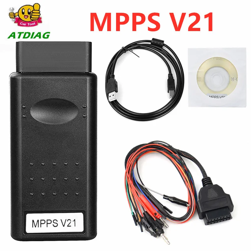 Новое поступление MPPS V21 MAIN + TRICORE MULTIBOOT с разрывным тросом автомобильный