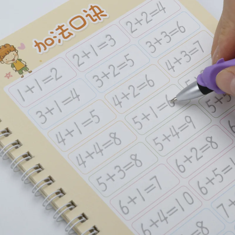 6 книг многоразовая копировальная книга для каллиграфии обучения рисованию