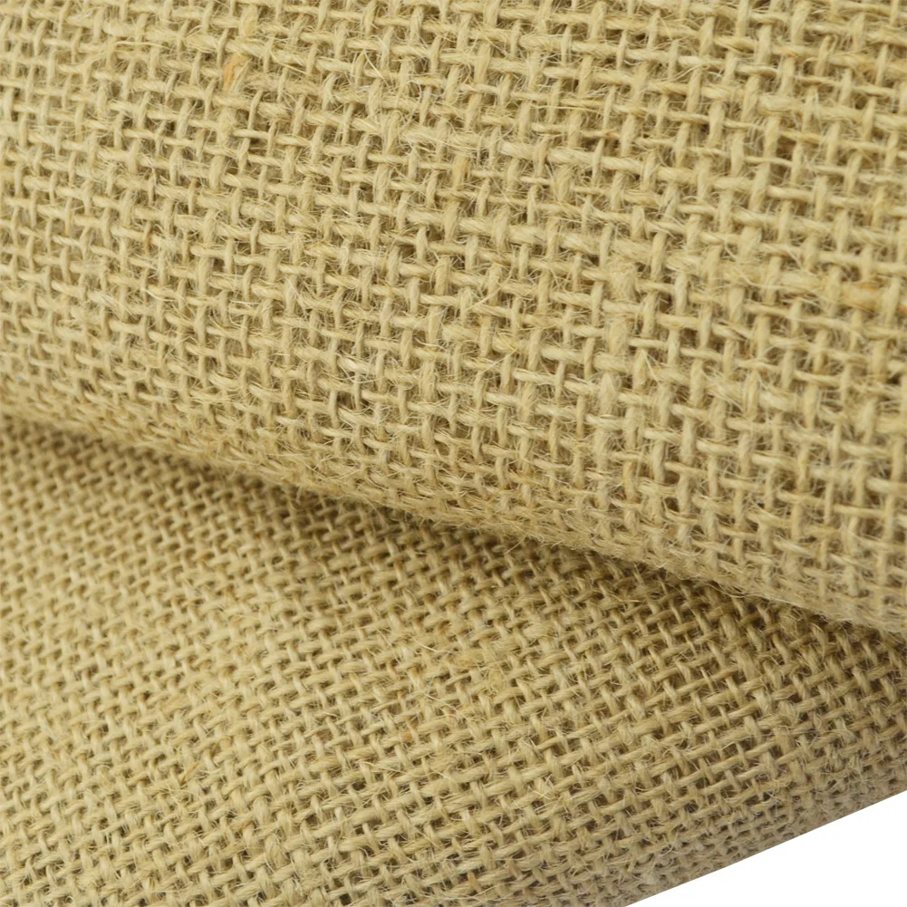 PROD 4001136251810 160x50cm Jute Sack Linen Fabric For DIY Hand Work
Storage Bags flower Table Runner Garment Cloth Christmas Wedding Party
Decor