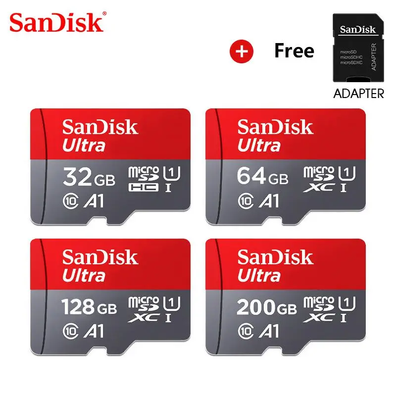 Sandisk микро SD карты 256 г 200 ГБ 128 Гб 64 Гб 100 МБ/с. слот для карт памяти SD/TF флеш-карта Class10 32 Гб оперативной памяти, 16 Гб встроенной памяти microSD для пл... Sandisk микро SD карты 256 г 200 ГБ 128 Гб 64 Гб 100 МБ/с. слот для карт памяти SD/TF флеш-карта Class10 32 Гб оперативной памяти, 16 Гб встроенной памяти microSD для пл...