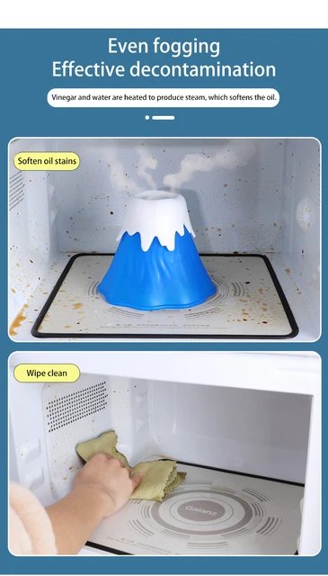 Volcano Master Microwave Steam Cleaner Crud Dirt And Stains