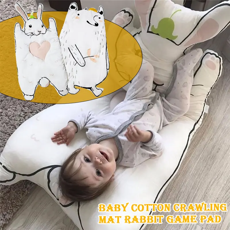 Милый детский игровой коврик, украшение для спальни, домашние коврики, хлопковое детское одеяло для ползания, игровое детское одеяло для ползания