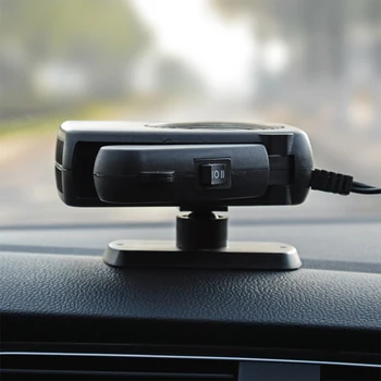 

Car Fan Heater Window Demister Defroster Truck Auto Heater Hot Cool Fan Windscreen High Quality Car Accessories Power 150w 12V