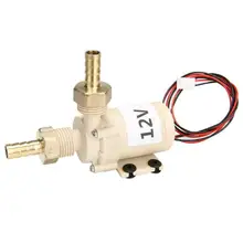Bomba de água quente solar resistente à prova dbrushágua sem escova de alta temperatura do calefator 12v 1/2 "npt, junção rosqueada bsp