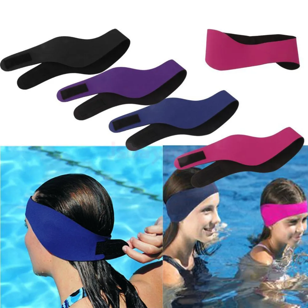 Bandeau d'oreille de natation en néoprène, femme, homme, adulte