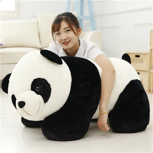 Fancytrader 35'' Giant Stuffed Giant Panda Toy Big Plush Simulation Panda Doll Big Animal Toys Best Gift Home Decoration 90cm (4)
