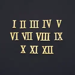 1-12 римских цифр наполнители время карманные часы металлический каркас Создание украшений из каучука Y4QB