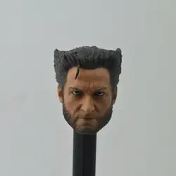 1/6 масштаб супер герой Росомаха 3 Хью Джекман X-men Fierce версия голова Sculpt Headplay для 12 "Action Figure Body