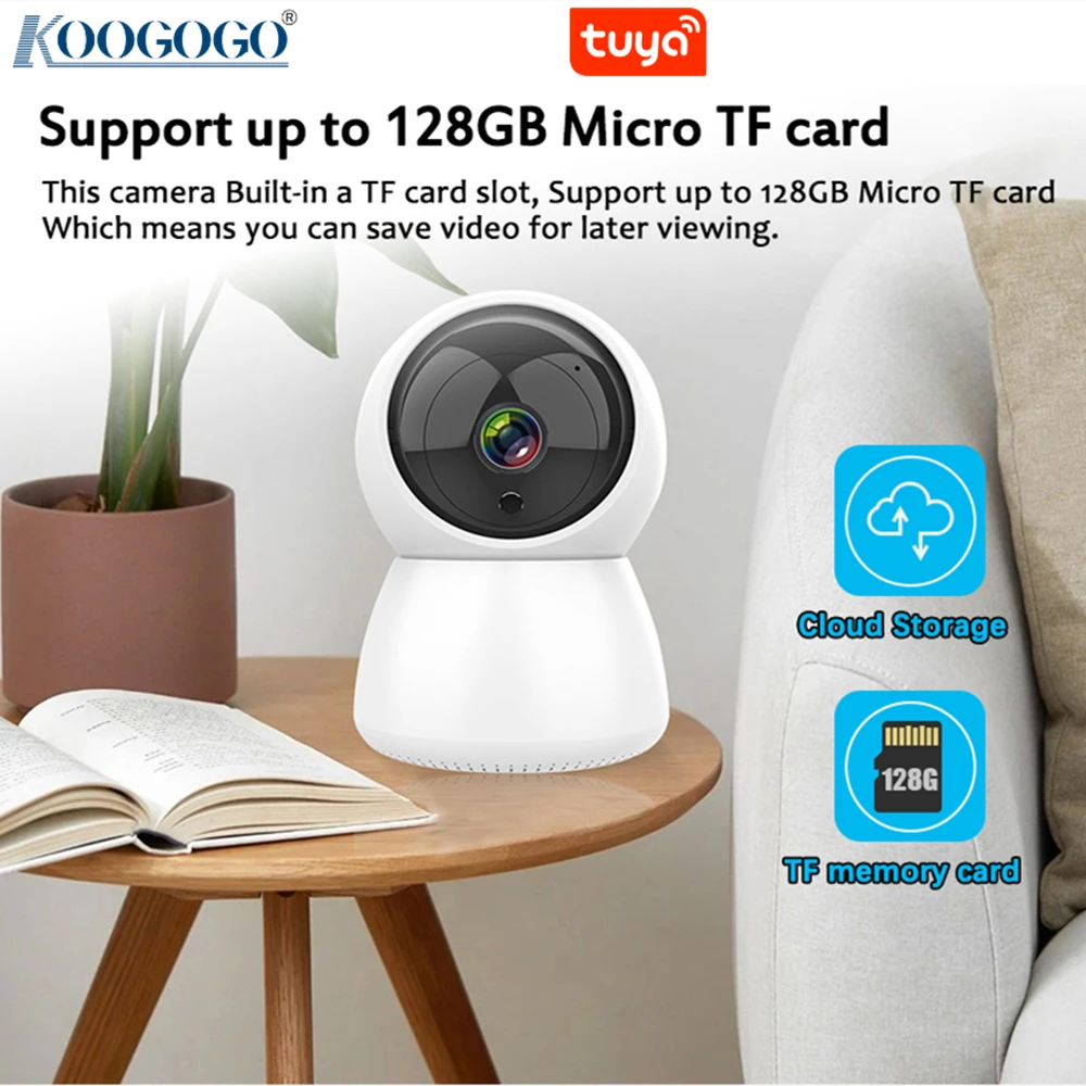 Беспроводная умная IP-камера видеонаблюдения с поддержкой Wi-Fi PTZ 1080P HD камера