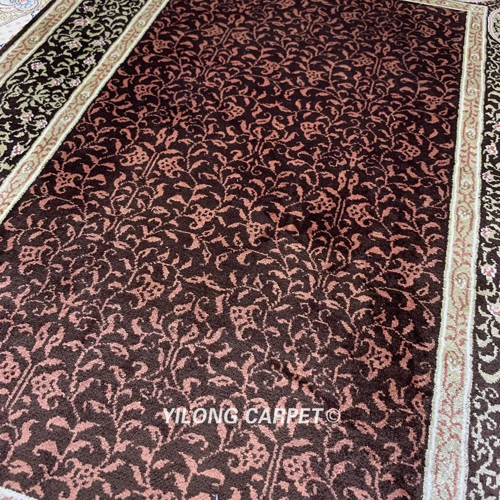 Yilong 2'x3' ручной работы ковер для мечети небольшой размер настенный шелковый ковер(HF120B