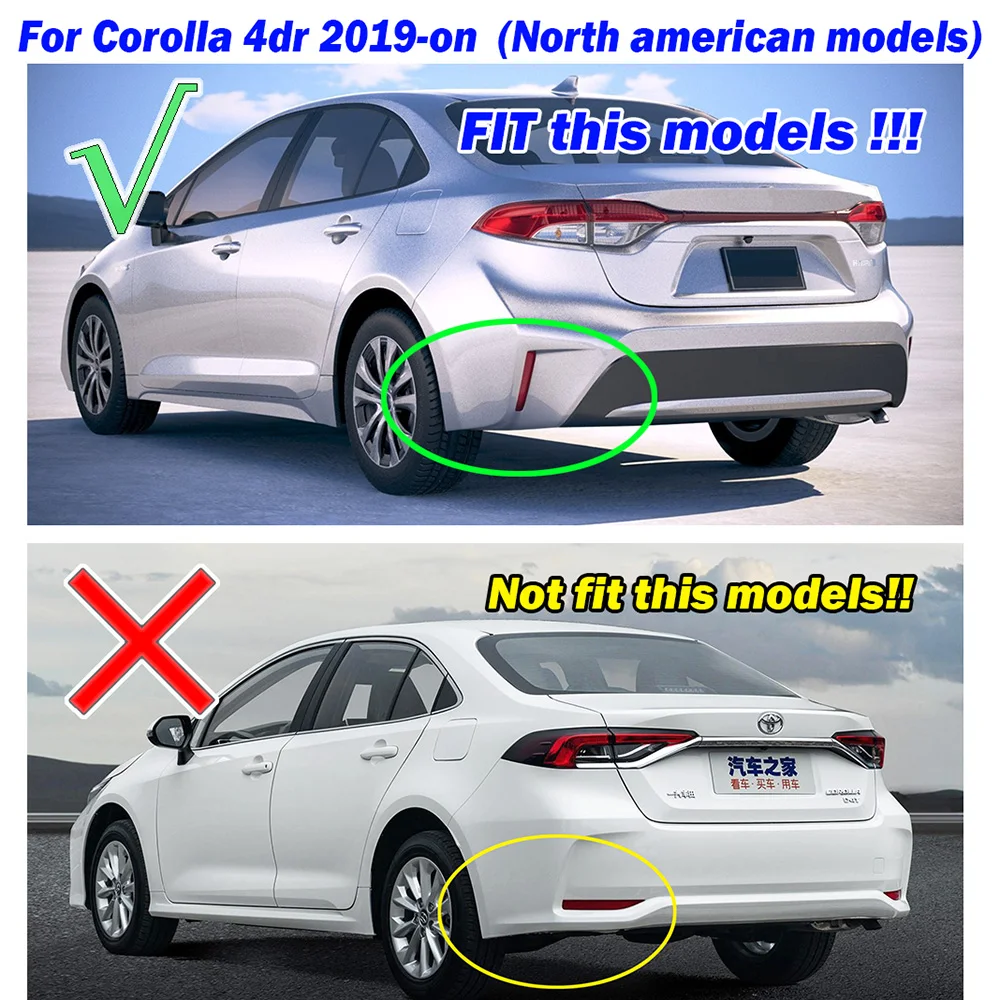 Набор для Toyota Corolla E210 4 дверный седан 2020 передние и задние Автомобильные