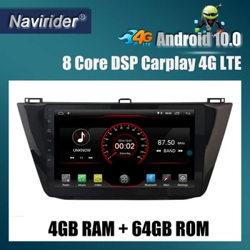 

Built in 4G Lte car Intelligent navigation tape recorder 10 android car gps radio multimedia player for Tiguan 2017