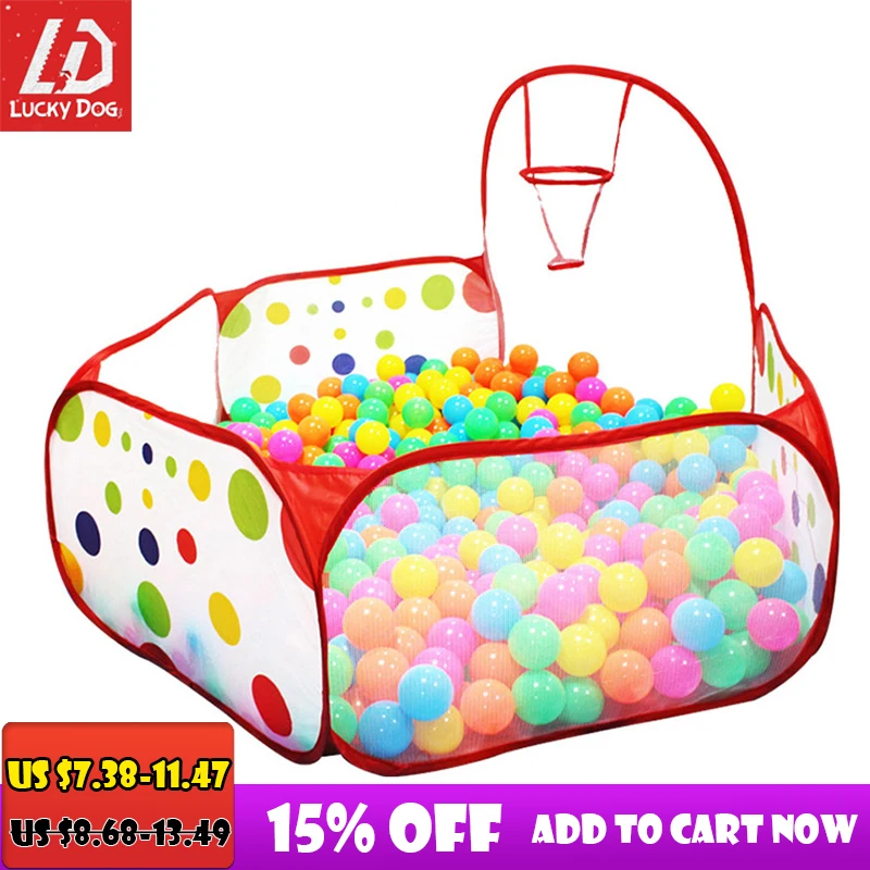 Tent Basket Playhouse Ball-Pool-Pit Ocean-Ball Outdoor-Toys Children Foldable with Baby
