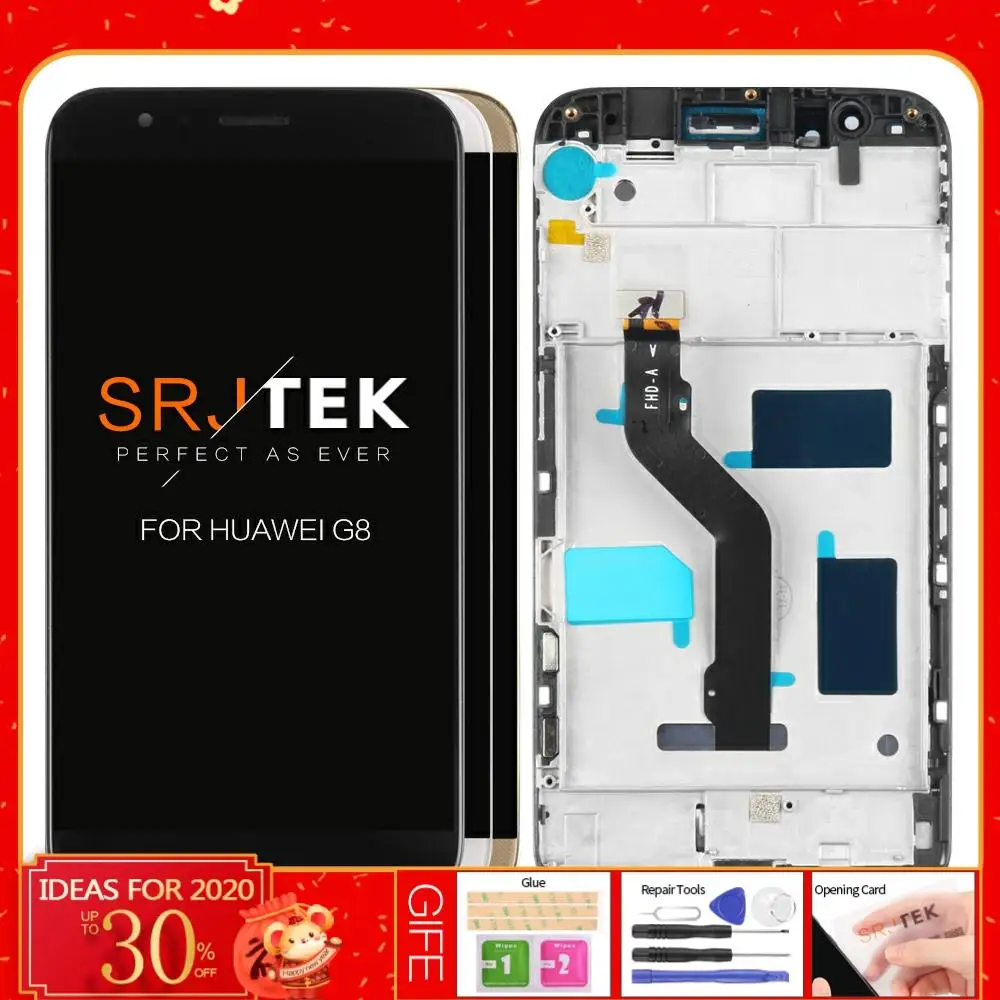 Koop Originele 5.5 Lcd Voor Huawei Ascend G8 Lcd Touch Screen Digitizer Vergadering Vervangende Onderdelen Voor Huawei GX8 RIO L02 RIO L01