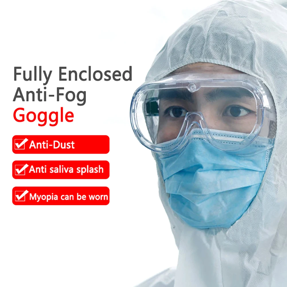 Защитные очки с защитой от запотевания рабочие защитные устойчивые к