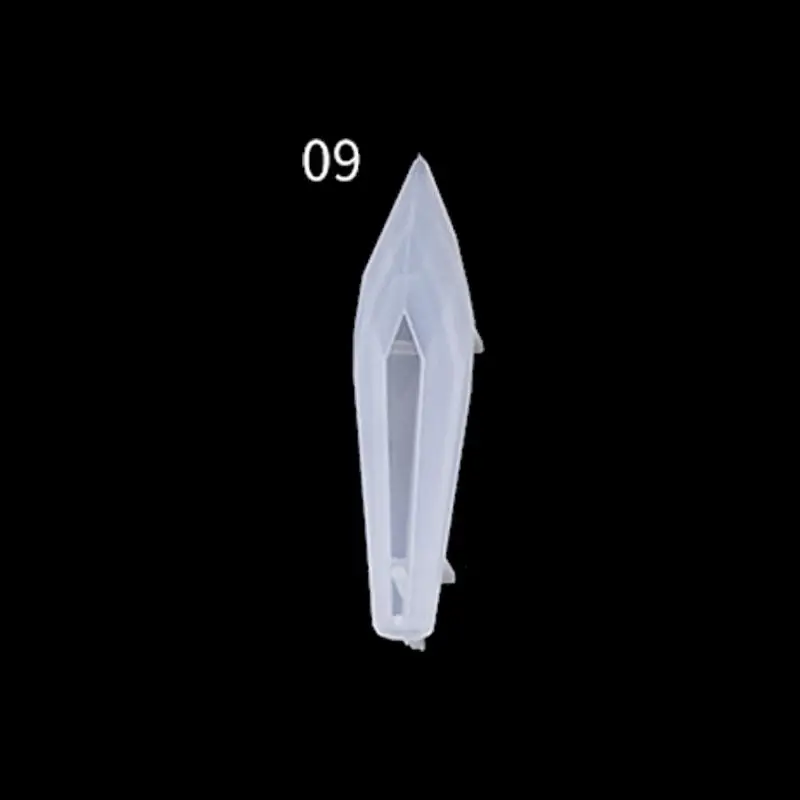 1 шт. полимерная подвеска в виде каменного маятника, хрустальный кулон в форме колонны, силиконовая УФ-полимерная форма, аксессуары для изготовления ювелирных изделий, инструменты