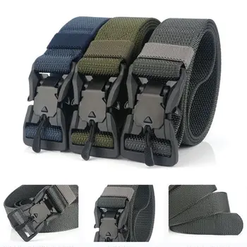 

Fashion Wild Belt Multifunction Outdoor Hunting Men Nylon Metal Buckle Waistband