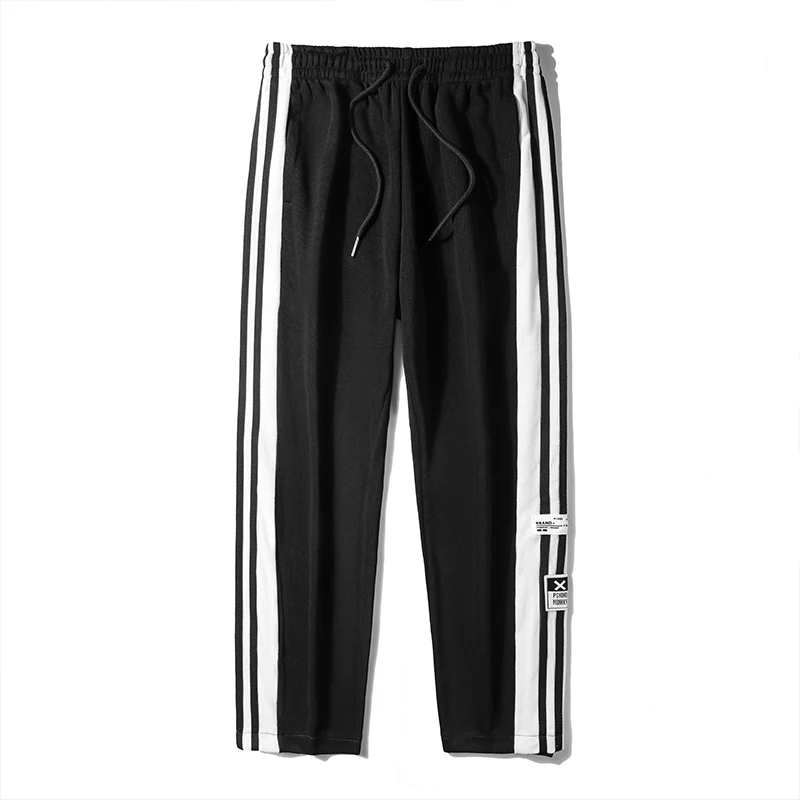 white sweatpants 2021 Pants Men Joggers Sweatpants Casual Black Men's Pants Cotton Solid Color Trousers Homme Button Fitness Sportswear Oversized old navy sweatpants Sweatpants