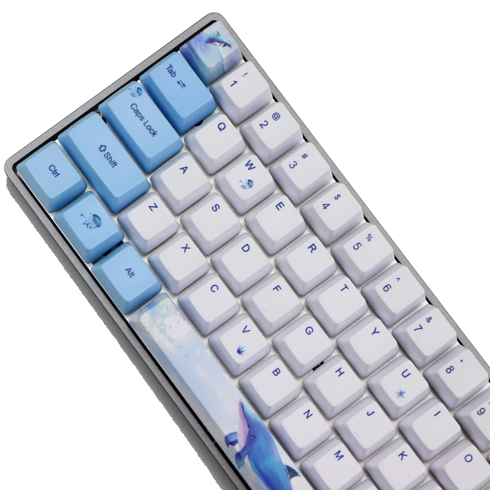 Набор ключей с Китом 60% PBT OEM колпачки для GH60 RK61/ALT61/Annie/покерных GK61 GK64 dz60|Клавиатуры|