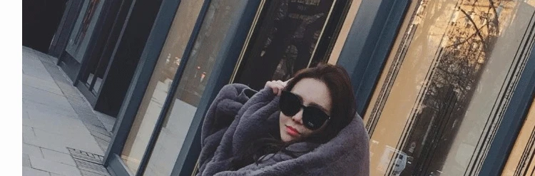 Высококачественное зимнее пальто из искусственного меха для женщин, утолщенное пальто с капюшоном, теплая длинная куртка, пальто, элегантные модные стеганые меховые пальто AQ779